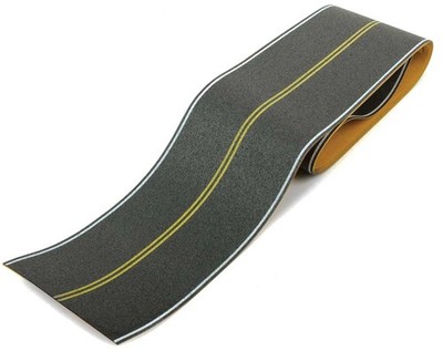 Walthers HO Scale Flexible Self-Adhesive Paved Roadway No Passing (Double Line)