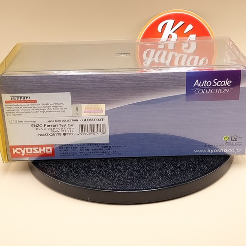 Kyosho Mini-Z Body Auto Scale ENZO Ferrari Test Car Black MZX201TB - Picture 5 of 6