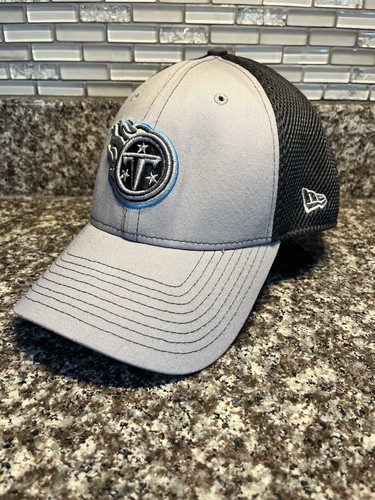 Tennessee Titans New Era 39Thirty Flex Fitted L-XL Hat Cap Dad Men NFL Gray Blue - Picture 1 of 6