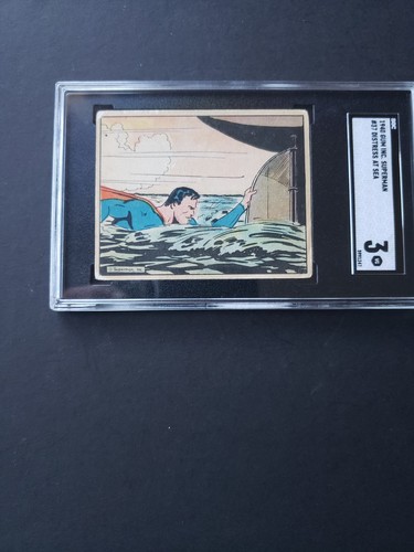 1940 Gum Inc Superman #37 Distress At Sea — SGC 3