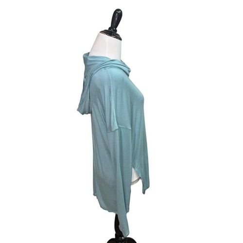 Gaiam Women's Relax Long Sleeve Cowl Neck Hoodie M Medium Side Slits Lightweight - Picture 6 of 20