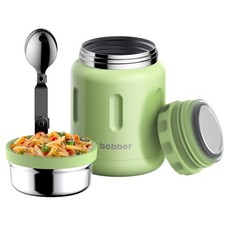 BOBBER 24oz Insulated Stainless Steel Thermo Jar Hot Food Container + Spoon
