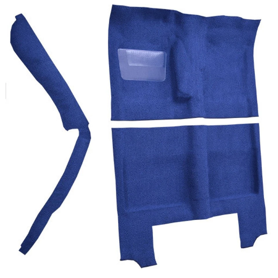 Alfombra manual Barracuda 64-66 para área de pasajeros con tiras de consola 14 verde musgo Foto 3 de 3