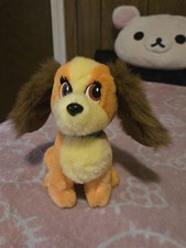 Vintage Disney Lady and The Tramp 7" Plush Toy Dog Walt Disney World Disneyland