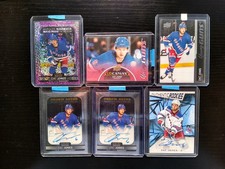 Zac Jones Card Lot Rookie Auto #'ed New York Rangers