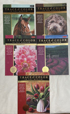 Art Instruction Book Lot 5 Trace Color In Any Medium Painting Walter Foster