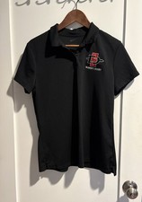 Nike Women’s Black Polo San Diego State University SDSU Rugby Size L