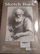 Inkjoyful 100 Sheet Sketch Book 9in X 12in