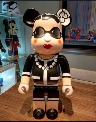 Coco Chanel by Karl Lagerfeld Medicom Bearbrick 1000% Rare Collectors Item 