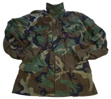 US Army Coat Men's Small M65 Cold Weather Field Camo Military Jacket Hooded
