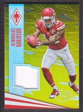 2016 Panini Phoenix Football Rookie JERSEY Yellow #RPSM-DR Demarcus Robinson /25