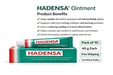 Hadensa Herbal Ointment 40g x 10 External Skin Comfort Care free shipping