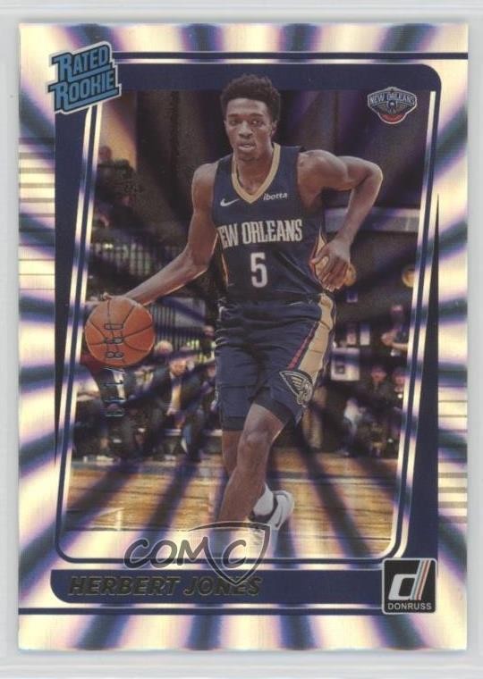 2021-22 Panini Donruss Rated Rookie Holo Laser 98/149 Herbert Jones #207 0c3