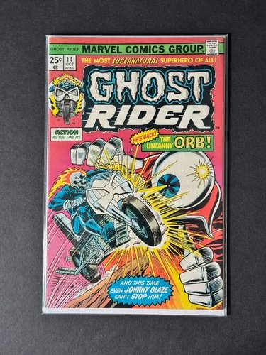 Ghost Rider 14 Marvel 1975 Supernatural Vintage Bronze Age