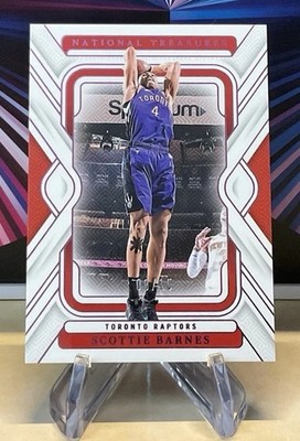 2024-25 Panini National Treasures Scottie Barnes #84 Base Pink /15 Raptors