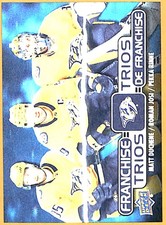 2020-21 Upper Deck Tim Hortons Franchise Trios Matt Duchene/Roman Josi/Pekka
