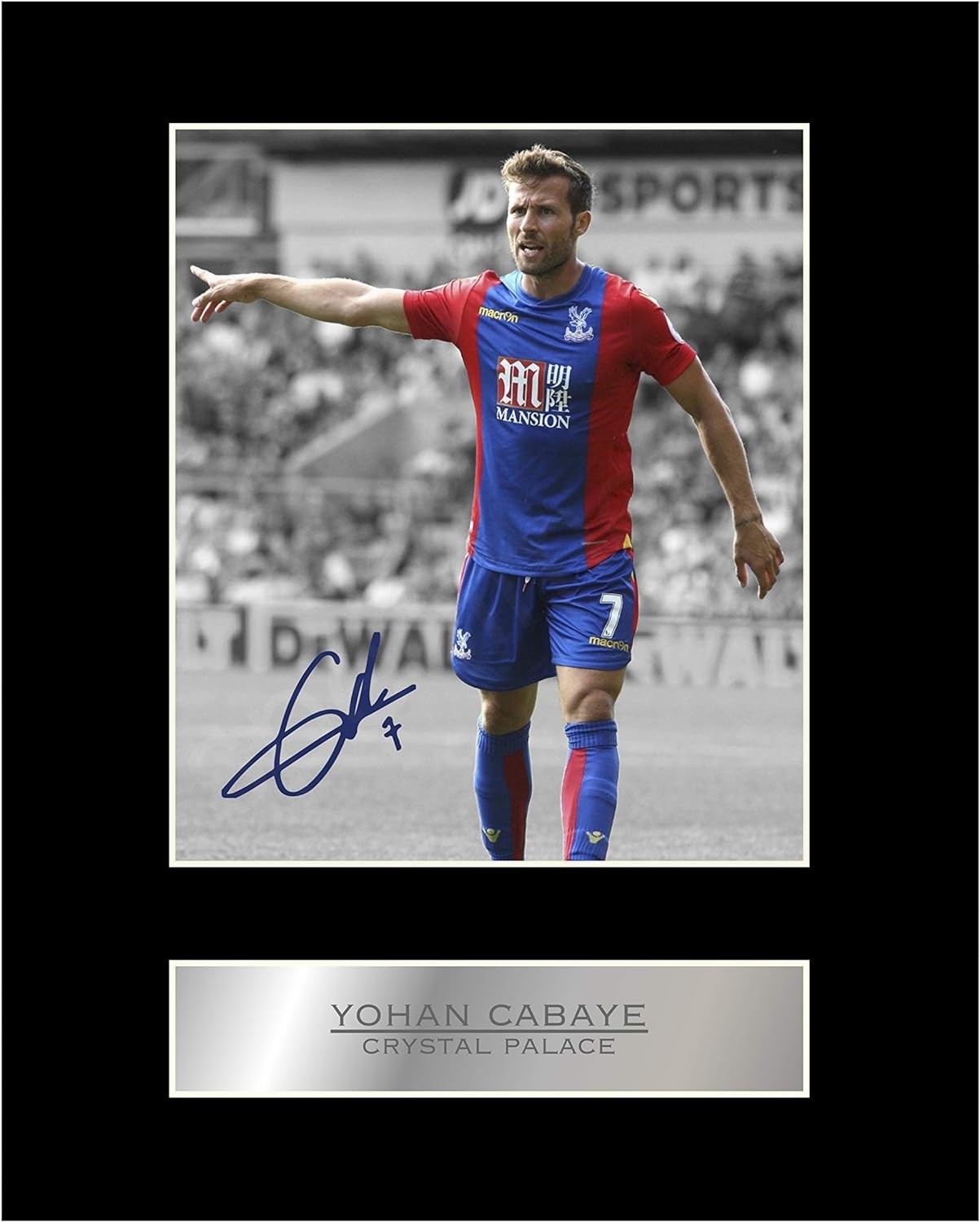 Yohan Cabaye Crystal Palace Football Signed Limited Edition Memorabilia Print