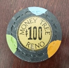 $100 Money Tree Reno Casino Chip