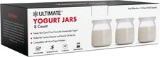 Ultimate Probiotic Yogurt Maker jars Make More Delicious Yoghurt 8 small