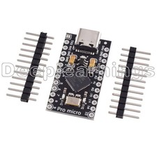 ATmega32U4 Pro Micro Controller Board for Arduino Pro Micro Type-C USB 5V DIY