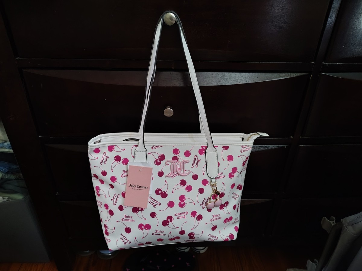 Juicy Couture Cherry On Top Tote Bag Purse Brand New With Tags | eBay