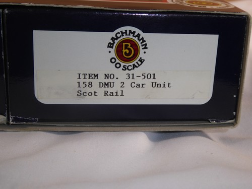 Bachmann 00 Gauge Scotrail Class 158 Diesel Unit 2-Car Set -158702- Boxed 31-501 - Picture 6 of 7
