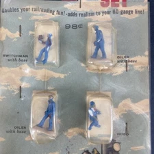 Revell Life Like HO Railroad Figure Set In Unopened Original Package vintage