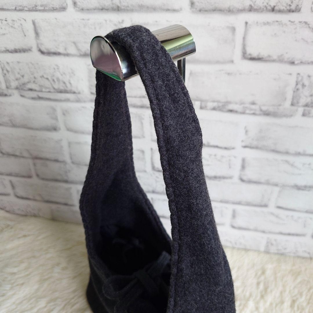 Miu Miu 90s Archive Wool One Shoulder Bag Gray Authentic — image 6