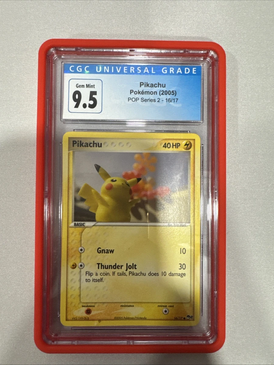 Pokémon Pikachu Grade 9.5 Pokémon TCG Individual Collectible Card