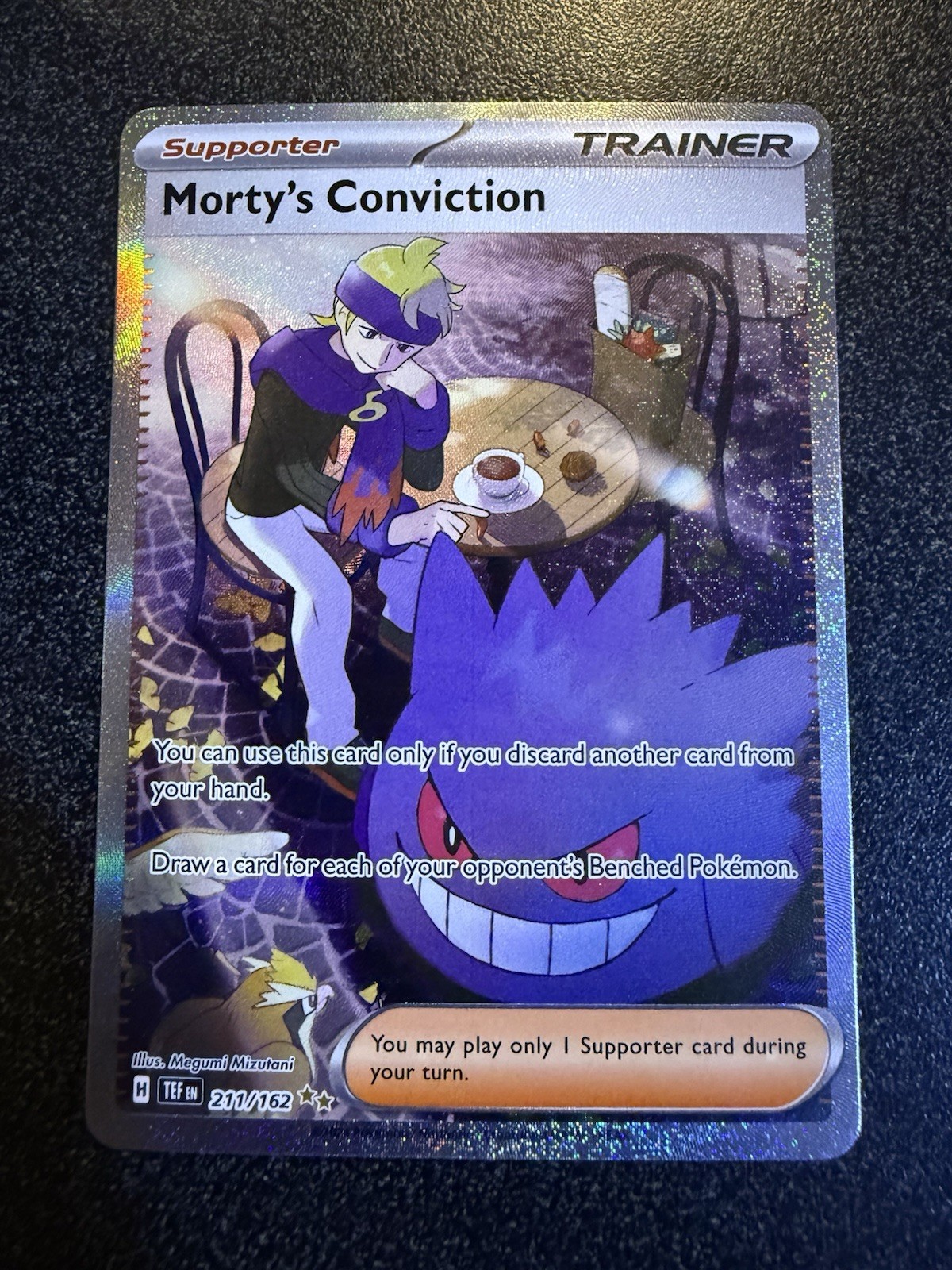 2024 Pokemon Temporal Forces Morty's Conviction #211/162