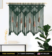 Large Macrame Wall Hanging Decor, Boho Woven Tapestry, Bohemian Home Art