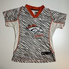 NFL Denver Broncos Peyton Manning Zebra Print Stitched Jersey Womens XL 