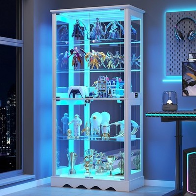 ガラスホビーラック Figure Display Case 5 Tier Glass 71