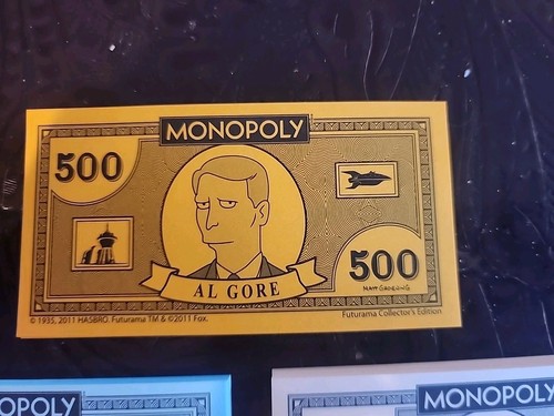 MONOPOLY THE SIMPSONS EDITION 2011 Replacement Money SEALED Futurama Collectors - Picture 11 of 11