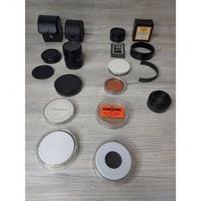 Lot of 22 Vintage Lens Filter Cases Sigma Tiffen