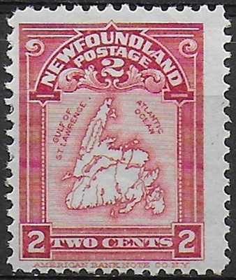 1908 Neufundland Karte 2c. see postfrisch sg. Nr. 94