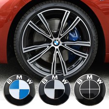 4x BMW 50 Jahre Radnabenkappen 56mm 68mm Felg...