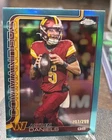 2025 Topps Chrome Jayden Daniels Aqua Refractor /199 #295 Washington Commanders