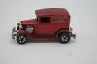 Vintage 1977 HOT WHEELS Ford Model A 'Early Times' Hot Rod Red Loose Used
