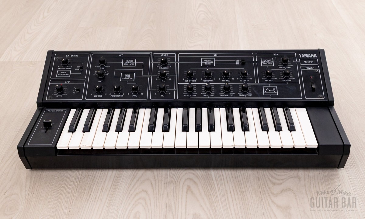 1980s Yamaha CS-5 Vintage Monophonic Analog Synthesizer, Serviced