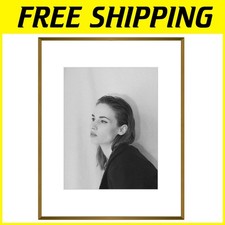 Stylish Bronze 16x20 Picture Frame - Wall Mount - Real Glass