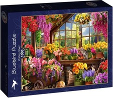 NEW Bluebird 1000 Pieces Jigsaw Puzzle Flowers and Plants Theme Potting Shed