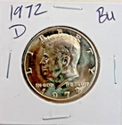 1972-D Kennedy Half Dollar BU (Brilliant Uncirculated) Denver Mint