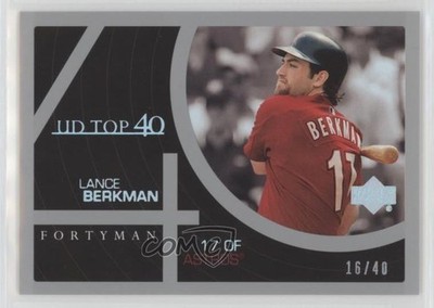 2003 Upper Deck 40 Man UD Top 40 Rainbow /40 Lance Berkman #868 1n8n