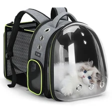 Cat Bubble Backpack Carrier - Expandable Large Space Cat Backpack for Kitty S...