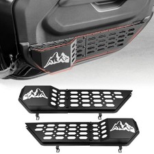 Metal Front Door Storage Box Pockets Fit for 2018-2025 Jeep Wrangler JL JLU 4...