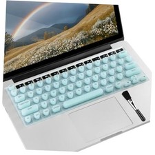 Keyboard Cover for Long Nails, Keyboard Film for Nail Art Silicone 3D Blue