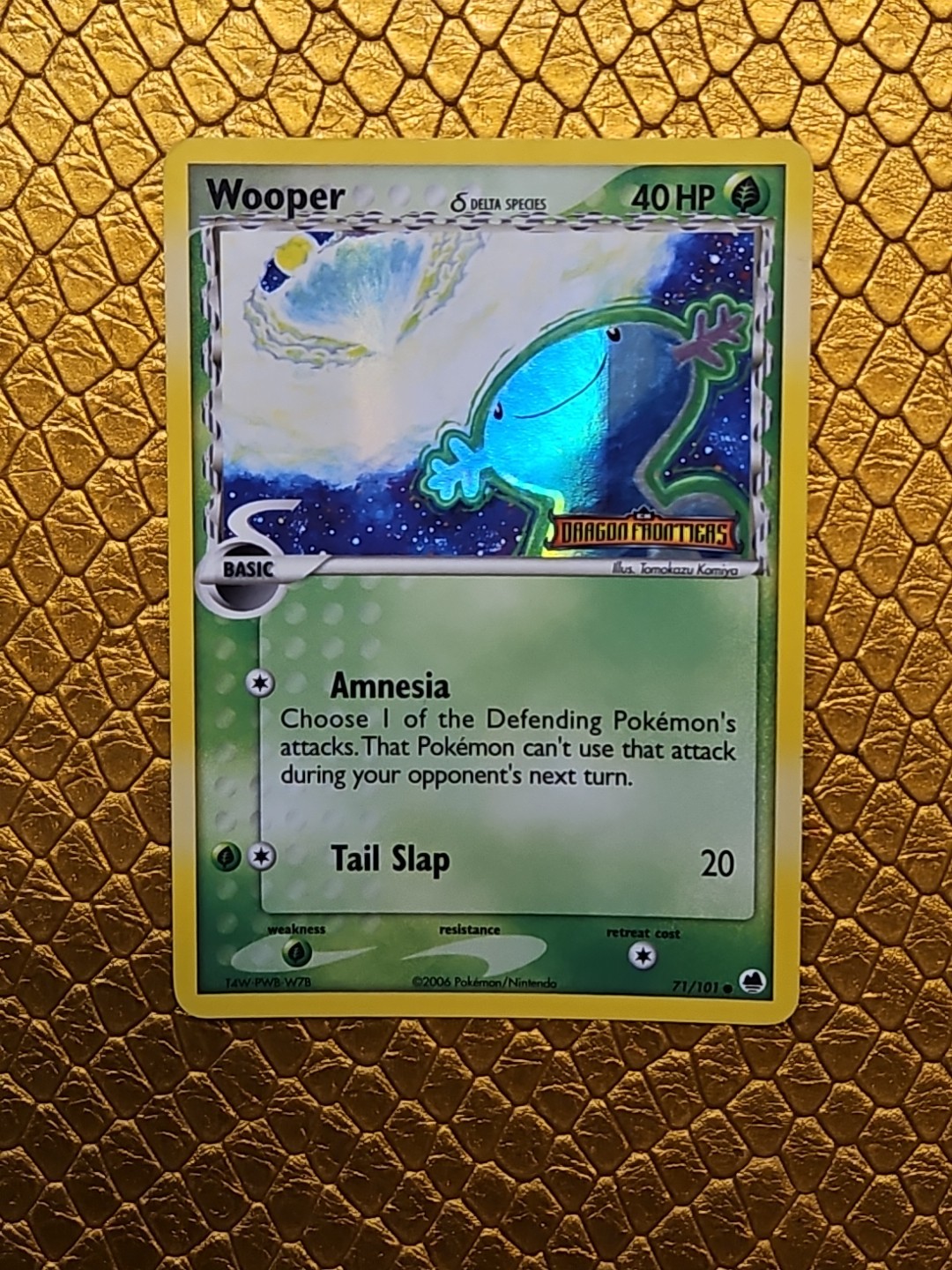 Wooper (Delta Species) 71/101 Dragon Frontiers Reverse Holo LP