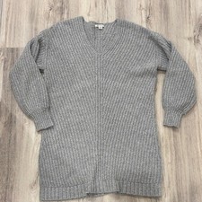 American Eagle Outfitters Light Gray Knit sweater dress size large