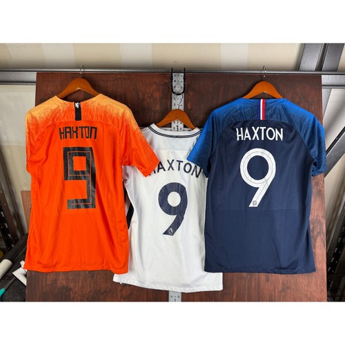 Nike Adidas FIFA Soccer Jersey Lot Chelsea AIA France #9 Haxton Men Small/Medium - Bild 3 von 18